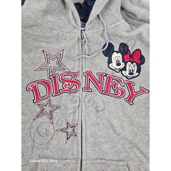 MICKEY MOUSE & MINNIE, Fleece Full Zip,  Split hood/Donald & Goofy, Disney szL - Picture 3 of 11